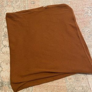 Spearmint love waffle knit swaddle blanket